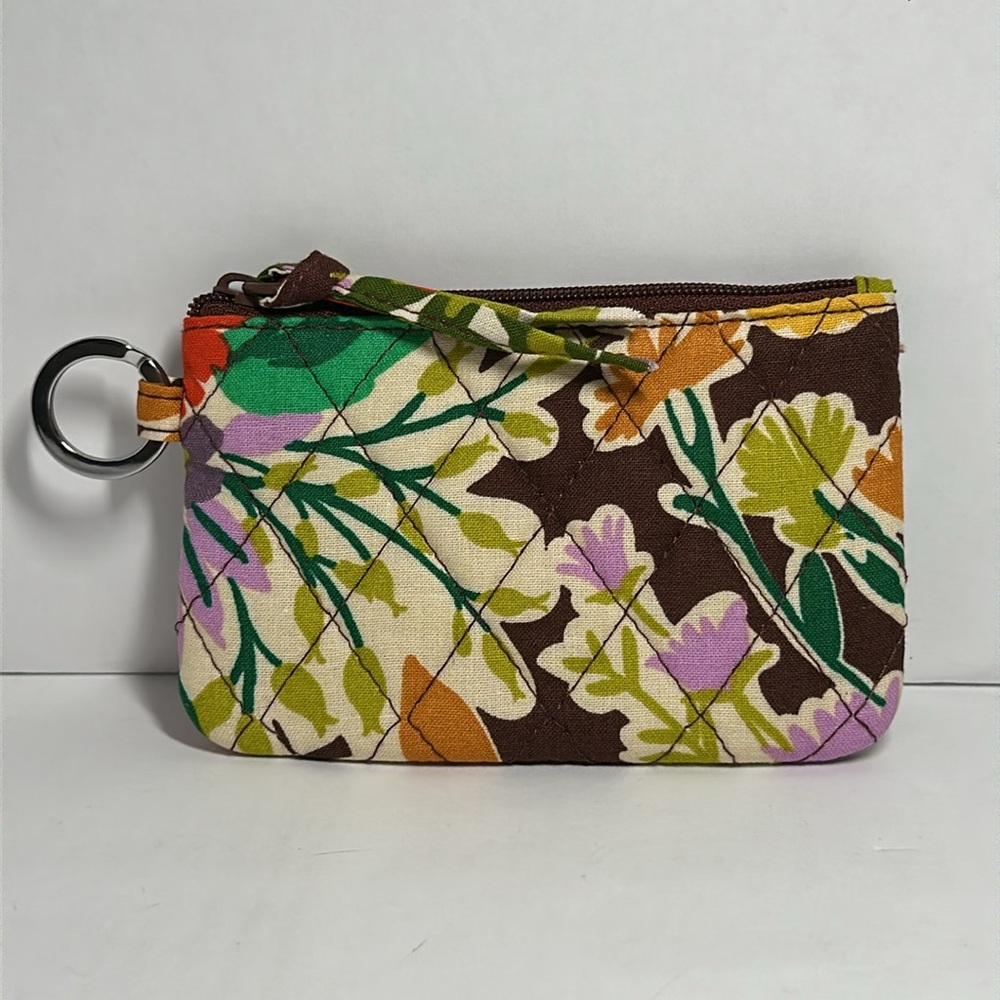 Vera Bradley Zip ID Case in Evening Garden - #171